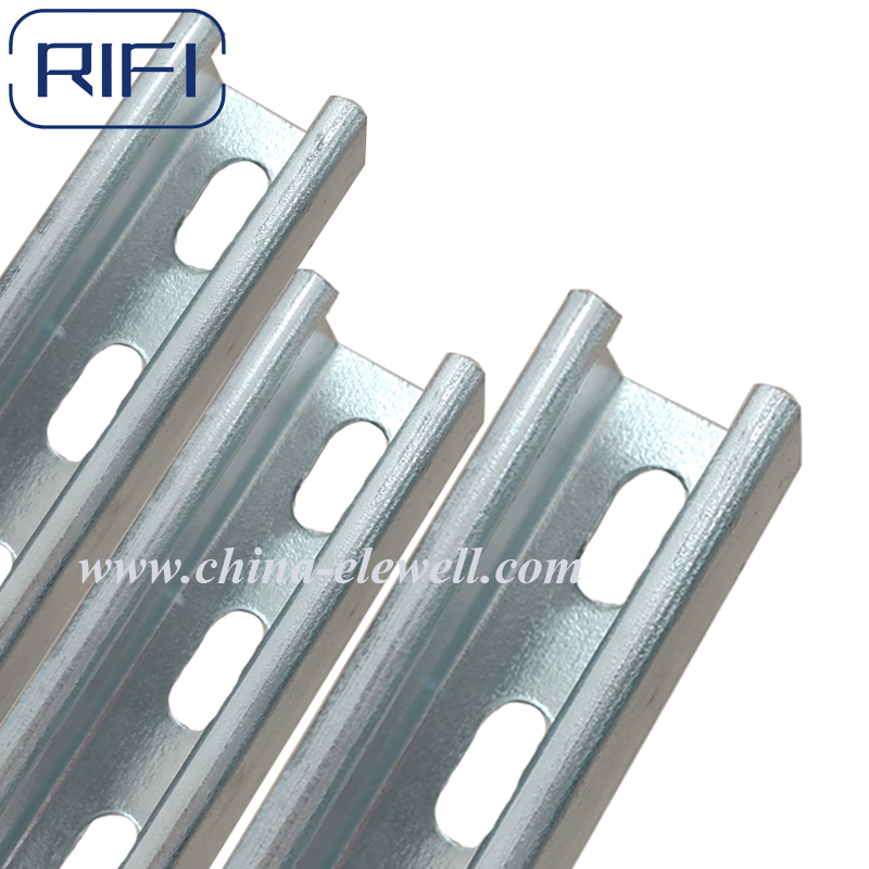 Carbon Steel C Plain/Slotted Strut Channel 41x41mm,41x21mm,HDG/Pre-galvanized Unistrut Channel 1-5/8